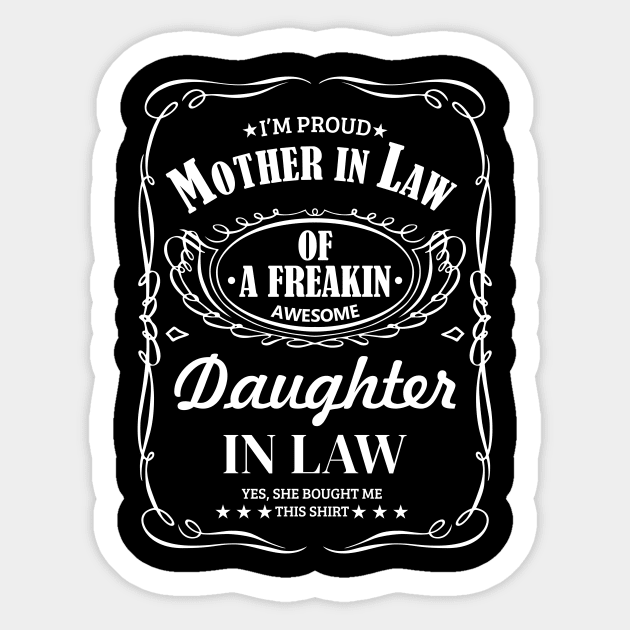 Awesome Mother In Law Sticker by Kingerv Studio